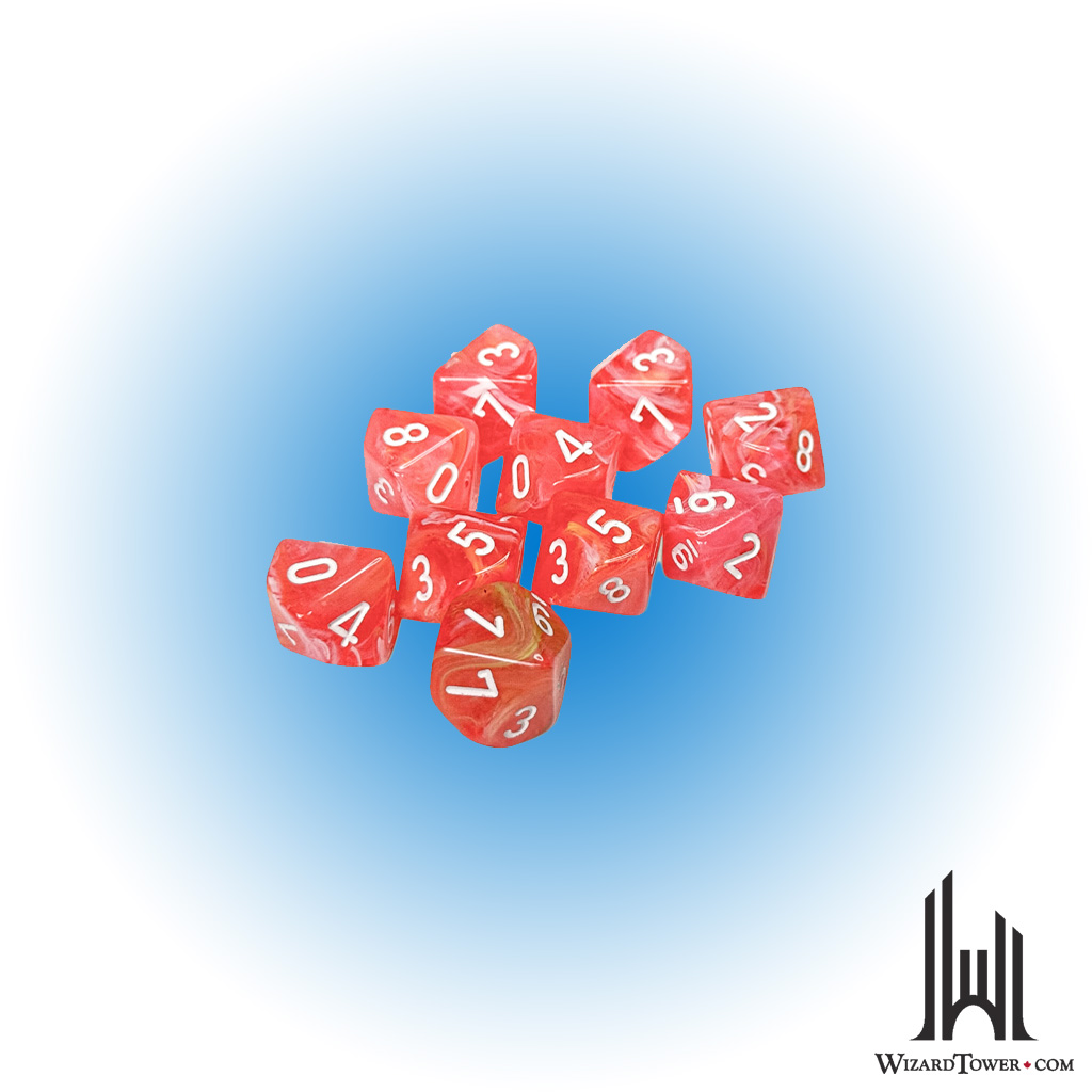 Festive - Polyhedral 7-die Set Dahlia/White Luminary